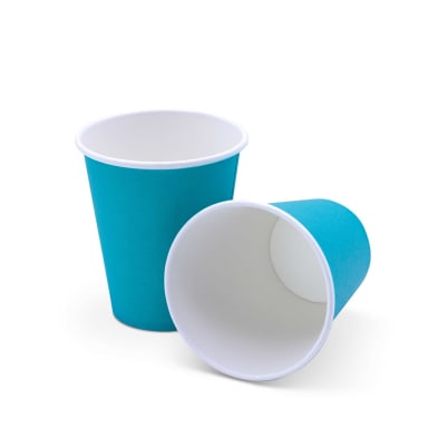 Mundspülbecher Papier 180ml blau