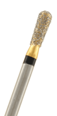 ZD-Diamant Birne rund lang Körnung: Schwarz (extra-grob, 1 Packung á 5 Stück)