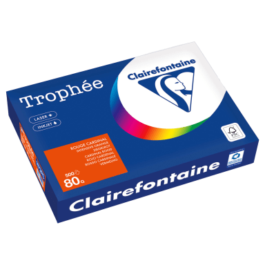Clairefontaine copy paper A4 80 g 500 sheets brick red