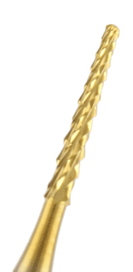 Hartmetall Lindemannfäse mit TiN Beschichtung (1 Packung á 6 Stück)