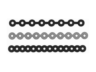 SuperChain Elastic Chain Silver Long Link