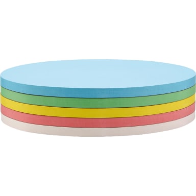 magnetoplan moderation card oval 190x110 self-adhesive 250 pieces assorted