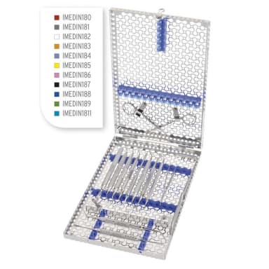Hu-Friedy IMS Cassette Signature DIN F. 18 Instrumente Turquoise