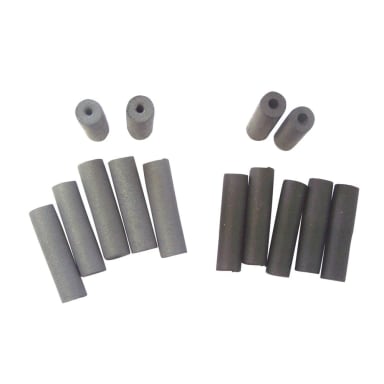 Dedeco Rubber Polijstmachine Cilinder Zwart 24mm (100 stuks)