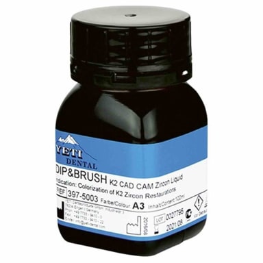 Yeti Dental Dip & Borstel K2 CAD CAM Zi.Flü. A3 100ml
