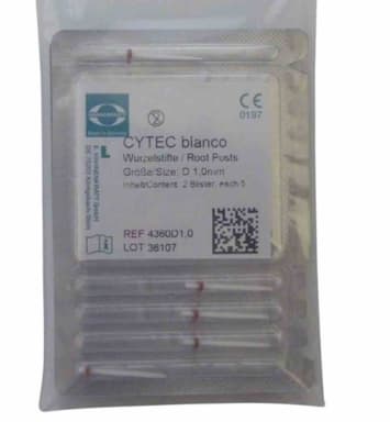 HAHNENKRATT Cytec Blanco Pinnen 1.0 Rood (10 stuks)