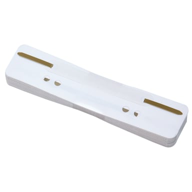 Soennecken filing strip short plastic cover strip 25 pieces white