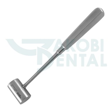 Surgical mallet MAL3 Partsch, Ø of malet head 25mm, 195gr. total length ca. 215mm, stainless steel