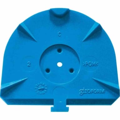 Amann Girrbach Giroform Classic Sokelplaat L Blauw (100 stuks)