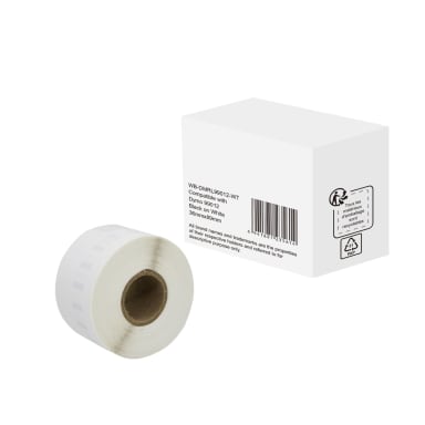 Label compatible with Dymo S0722400 36x89 mm black on white 260 pieces