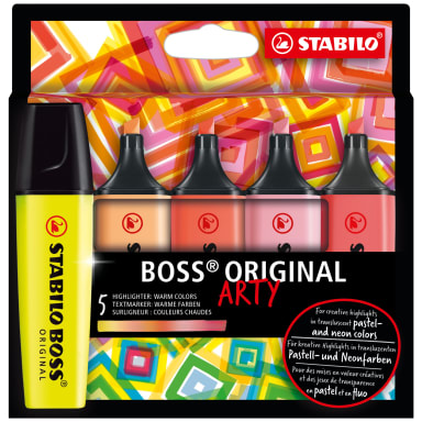 Stabilo highlighter BOSS ORIGINAL ARTY 5 pieces