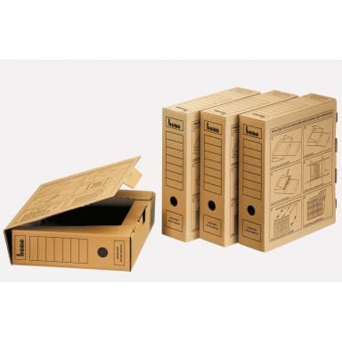 Bene archive box A4 corrugated board brown