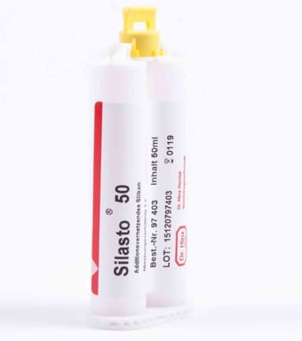 Dr. Hinz Dental Silasto 50 Dubbelpatroon 5x50 ml
