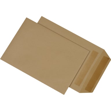 MAILmedia mailing bag B5 without window self-adhesive 500 pieces brown