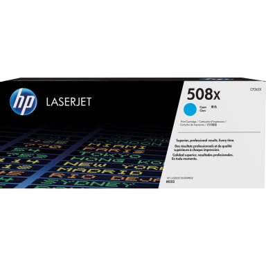HP toner 508X 9,500 pages cyan