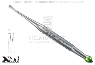 HELMUT ZEPF X-Luxa Gereedschap 4,5 mm Recht