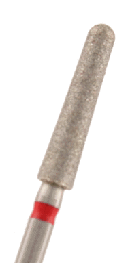 Diamant konisch rund Körnung: Rot (fein, 1 Packung á 5 Stück)