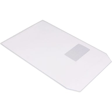 Bong mailing bag C4 with window peel & seal 120 g 250 pieces white