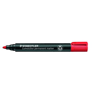 Staedtler permanent marker Lumocolor 2 mm red