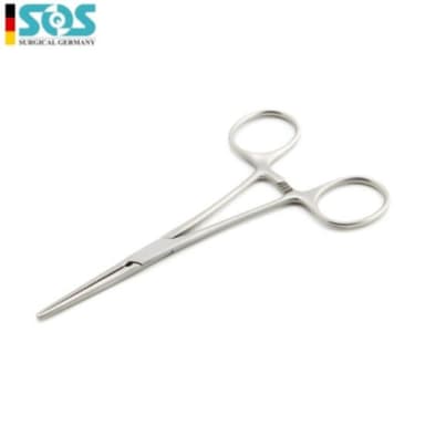 Rochester-Kocher Forceps, Straight, 1x2, 14 cm