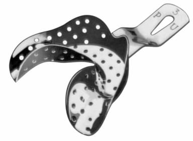 Abdrucklöffel PU Fig. 1 perforiert