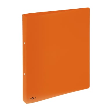 Pagna ring binder A4 2 rings 25 mm PP orange