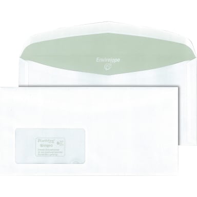 Envirelope machine envelope 229x114 mm with window 1,000 pieces