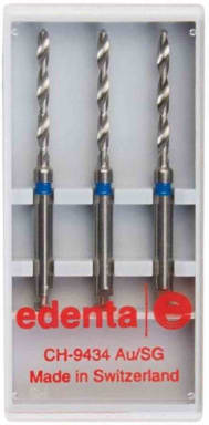 Edenta Pin-Master A Boor Maat 2 L Blauw (3 stuks)