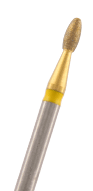 ZD-Diamant Eiform Körnung: Gelb (extra-fein, 1 Packung á 5 Stück)