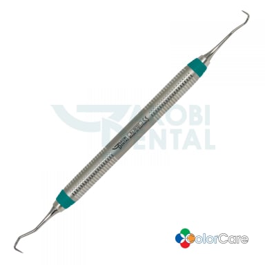 Scaler Jacquette SJ 30/33, ColorCare handle # 7, Colour: orange, stainless steel