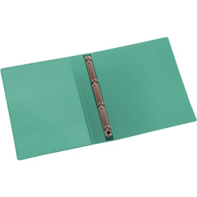 Eichner ring binder A4 4 rings 25 mm transparent green