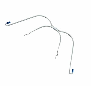 DENTAURUM Gezichtboog Medisch 1,15 mm 111 mm Blauw