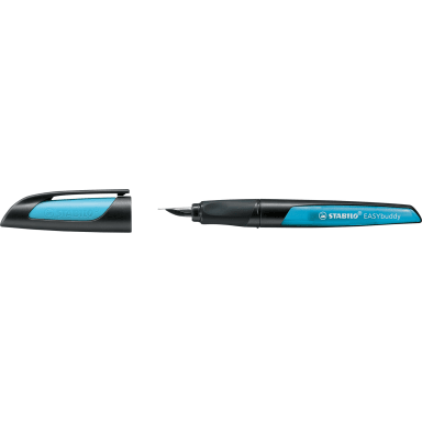 Stabilo fountain pen EASYbuddy L black/light blue