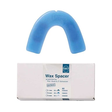 Merz Dental Wax Afstandhouder H-2mm Medium Blauw (20 stuks)