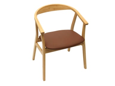 Bambus Besucherstuhl braun