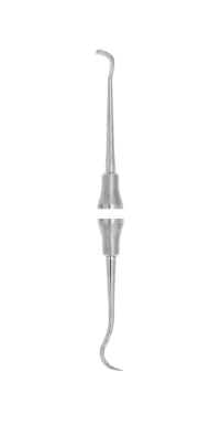 Medesy 673-2C Scaler Instrument Round Handle, Half-Moon Sickle