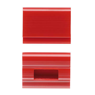 Elba colour tab vertic 1 20x16 mm PVC 25 pieces red