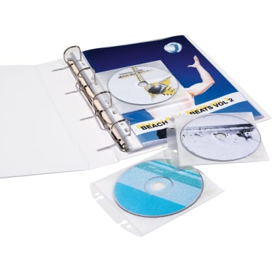 Durable CD sleeve CD COVER EASY for 1 CD 10 pieces transparent