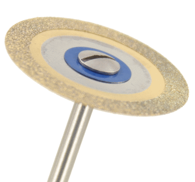 ZD-Diamantscheibe (0.22 mm) Körnung: Blau (standard, 1 Packung á 1 Stück)