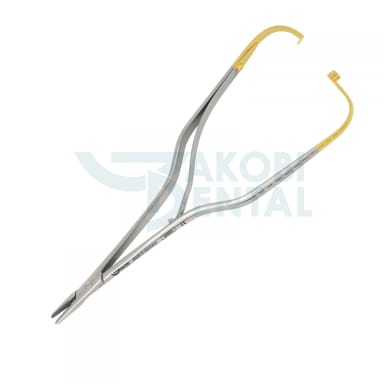 Needle holder Arruga NH 5022, 160mm, beaks serrated, TC inserts, stainless steel