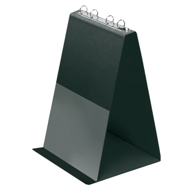 Veloflex desk flipchart V A4 portrait 4 rings 10 pockets black