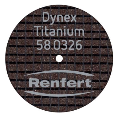 Renfert Dynex Titanium Snijschijven 0.3x26 mm (20 stuks)