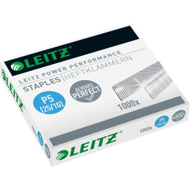 Leitz staples 25/10 galvanised 1,000 pieces