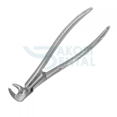 Extracting Forceps # 22.5R right, non-slip beaks, Satin Finish Design, stainless steel