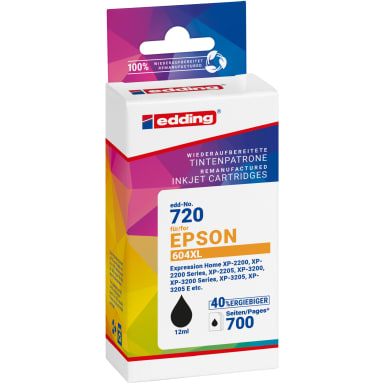 edding ink cartridge compatible with Epson 604XL black