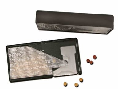 VDW Siliconen Stopdispenser Zwart (200 stuks)