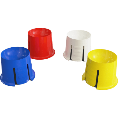 Asa Dental Disposable Dappenglaasjes Plastic - Diverse Kleuren