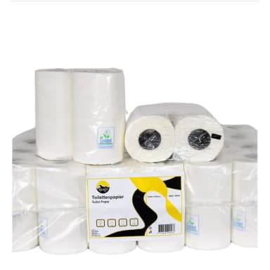 KURTT ECO Toiletpapier Wit 2-Laags (400 Vel - 40 Rollen)