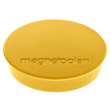 magnetoplan magnet Discofix Standard 10 pieces yellow