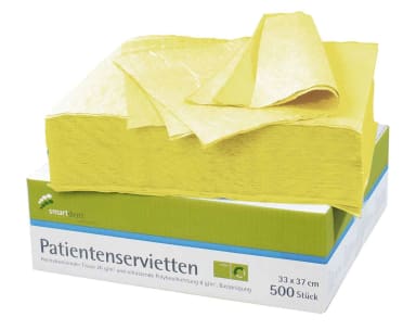 Smartdent Patient Napkins 2-layer Yellow
